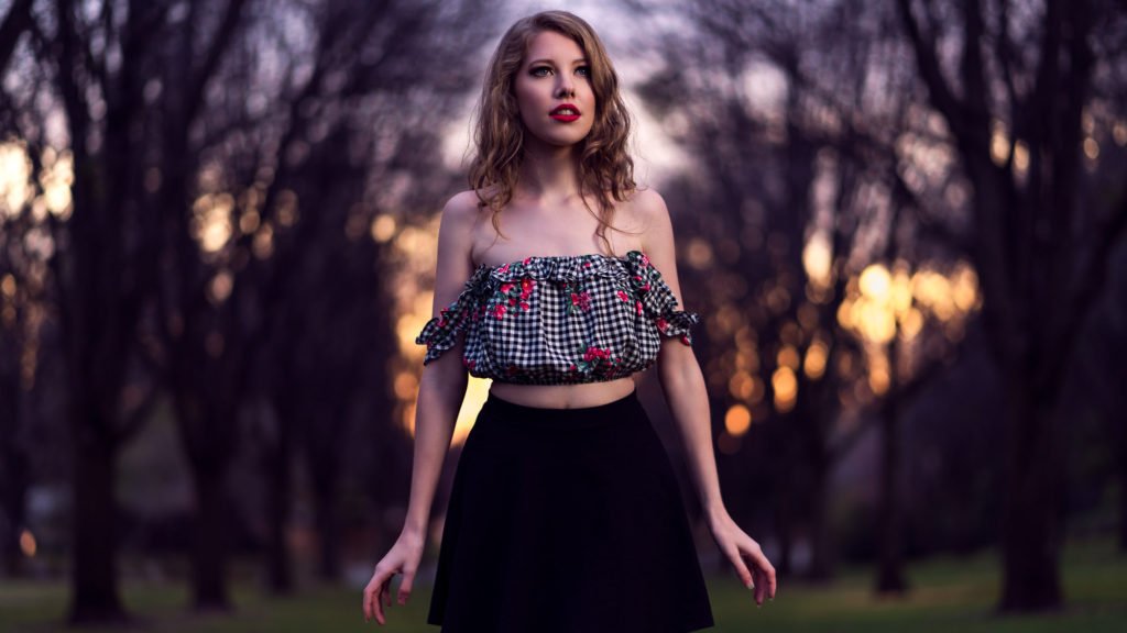 An uplifting portrait of the beautiful Jazmine, taken in the fields in Rocklin at sunset.